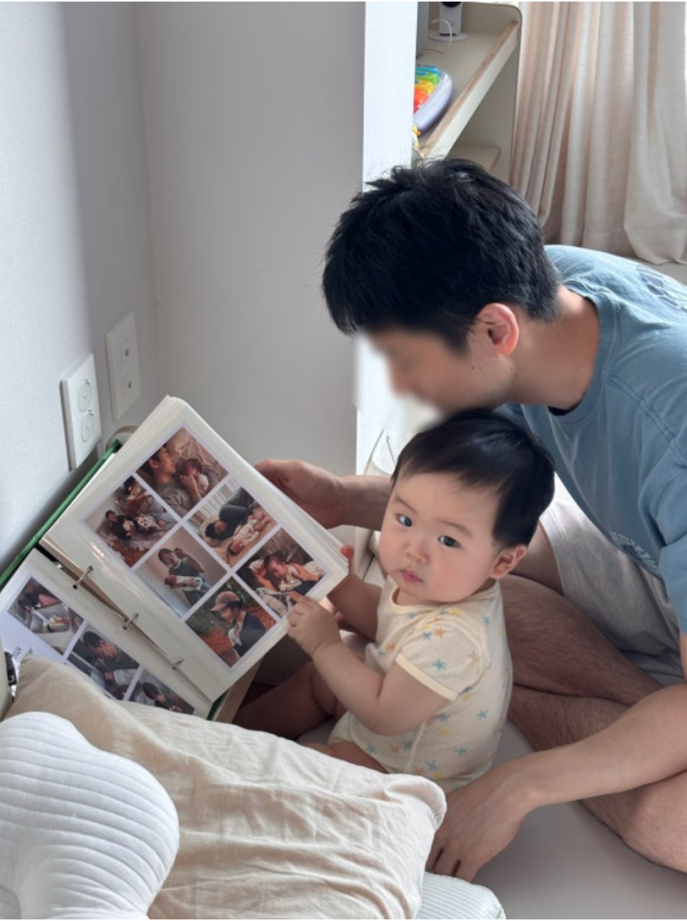 아기 성장 포토앨범 직접 만들기