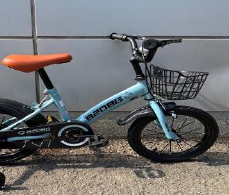 14" Kids Bike with Training Reels&Basket Children