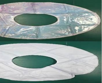 1pc 두꺼운 PVC 풍선 수영 서클 스팽글